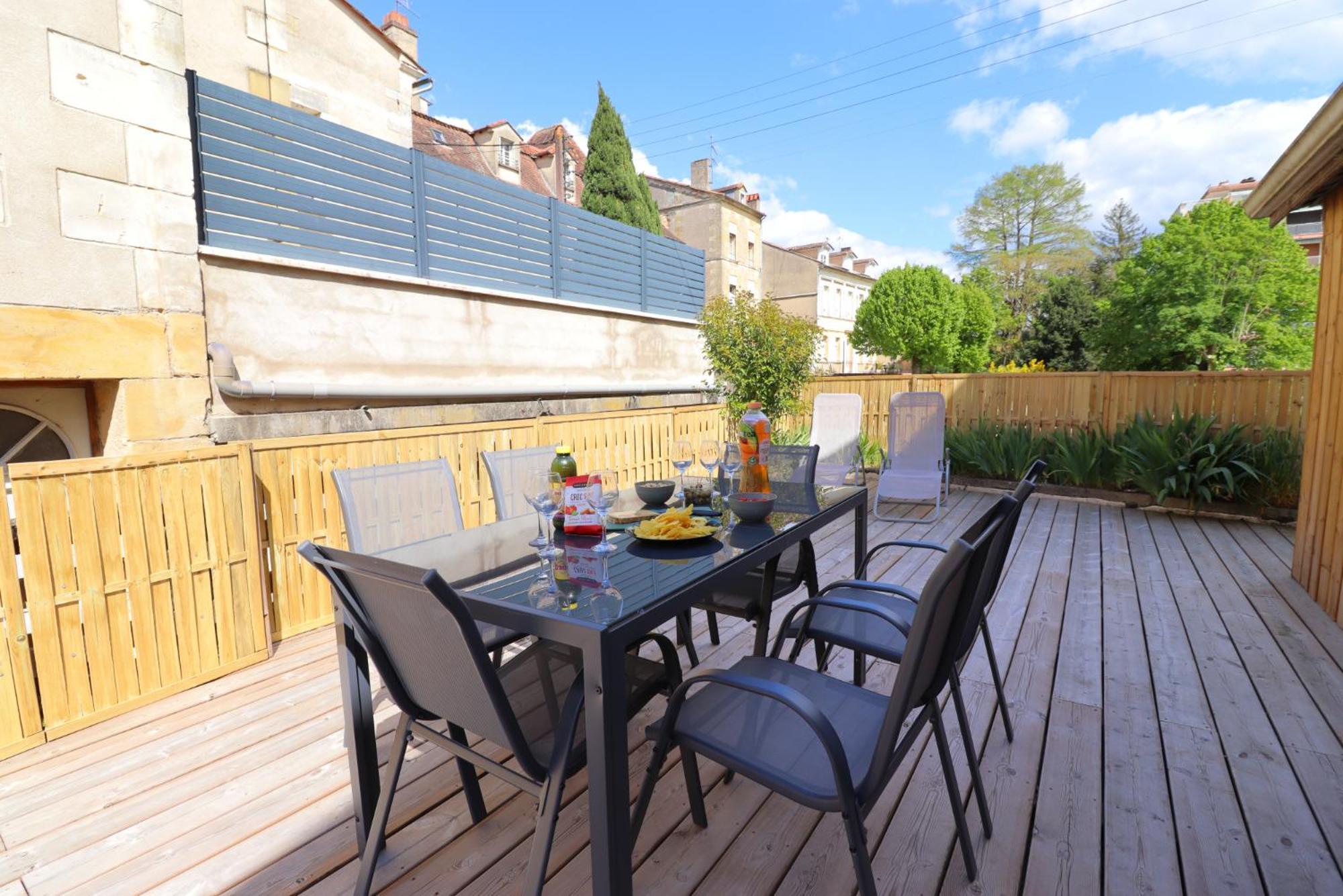 Le Terrazza - T3 Hyper-Centre Avec Terrasse Privative Appartement Bergerac Kamer foto